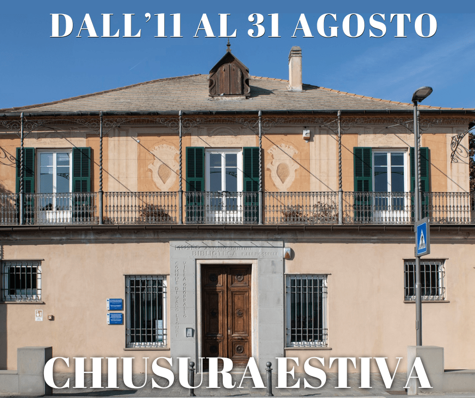 Chiusura temporanea di Villa Groppallo (museo e&nbsp;biblioteca)